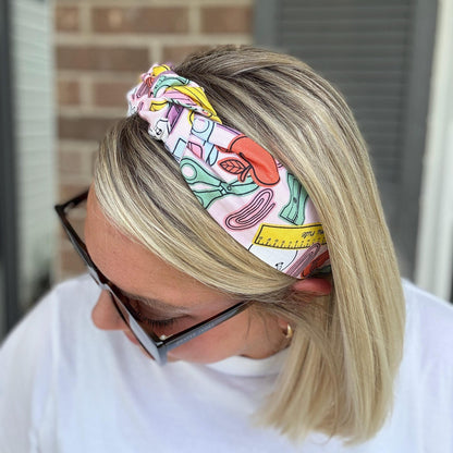 Pink School Headband