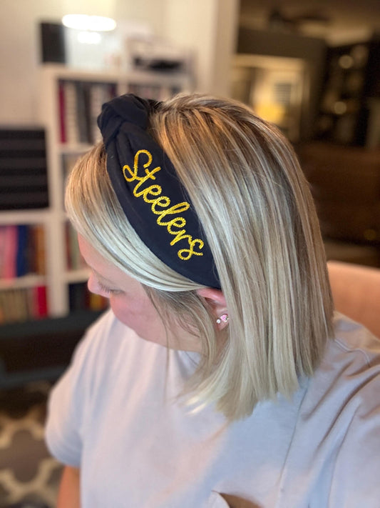 Pittsburg Steelers Embroidered Headband