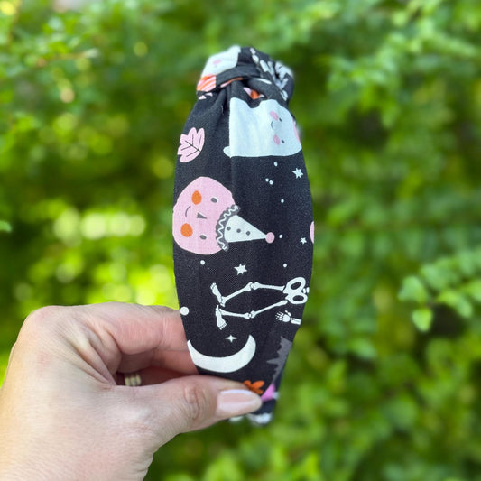 Black and Pink Halloween Headband