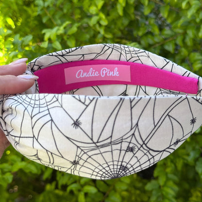 Spider Web Halloween Headbands | Made with Rifle Paper Company Fabric