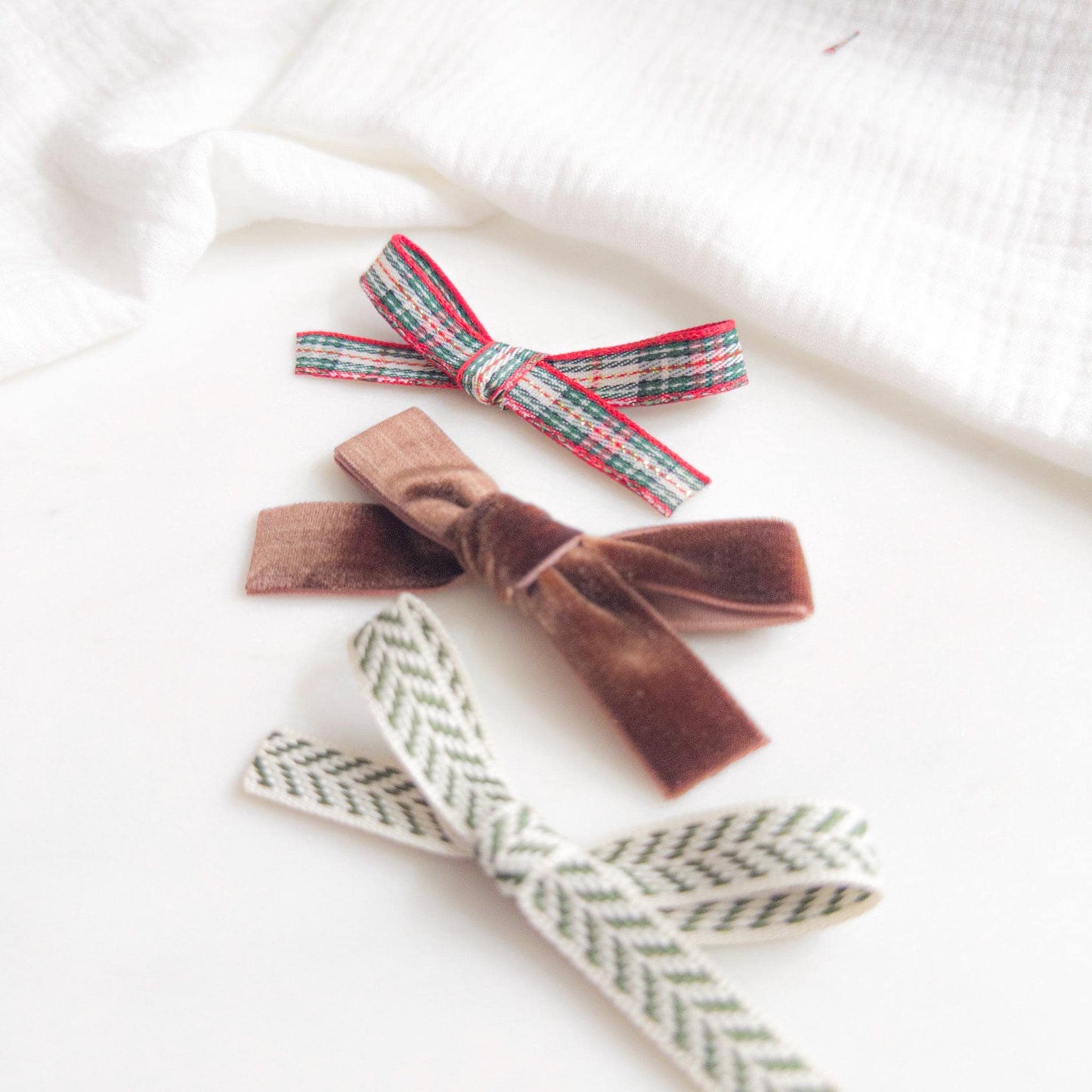 Chocolate Brown Hair Bows for Toddlers & Babies