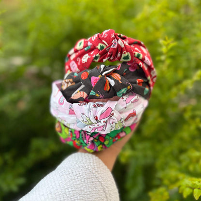 Pink Grinch Christmas Headband