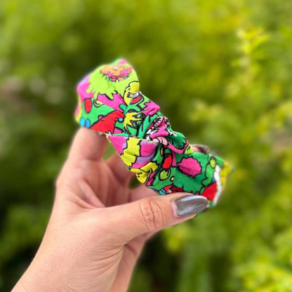 Pink Grinch Christmas Headband