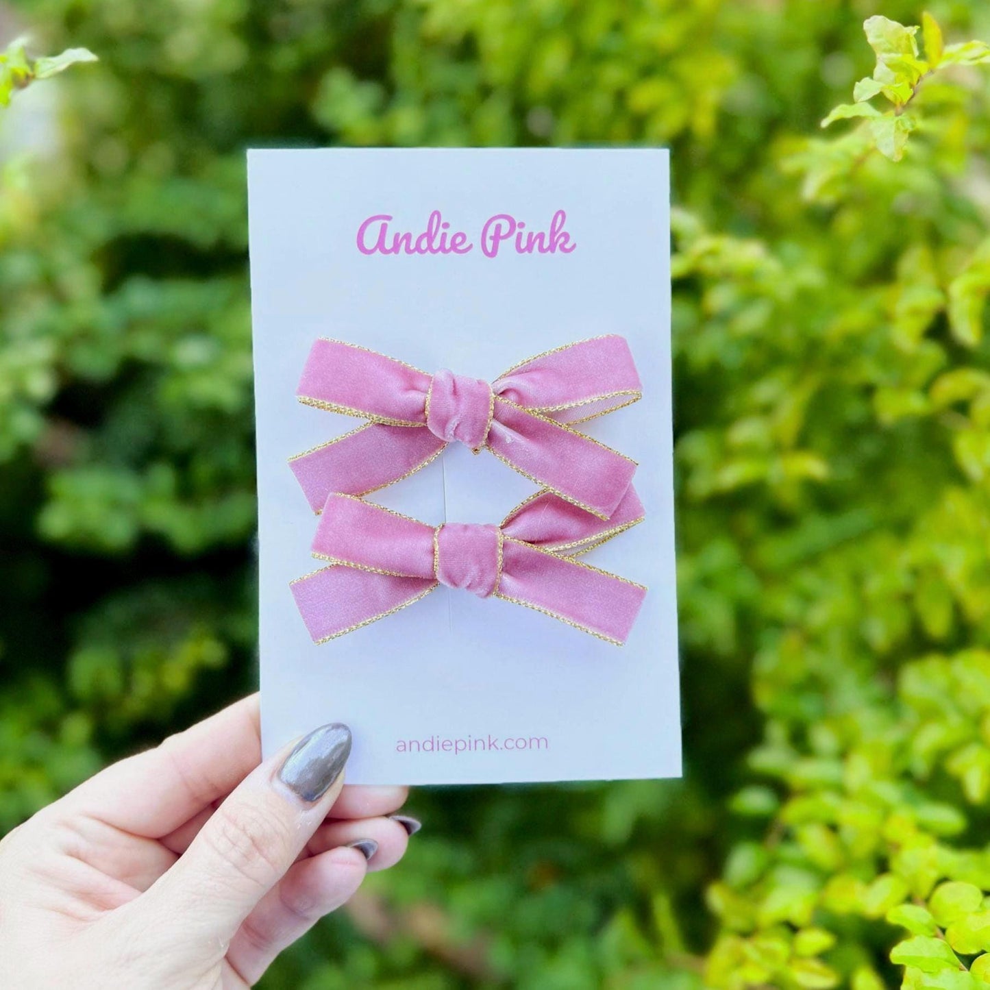 Velvet Hair Bows for Toddlers & Little Girls | 3 Styles Available