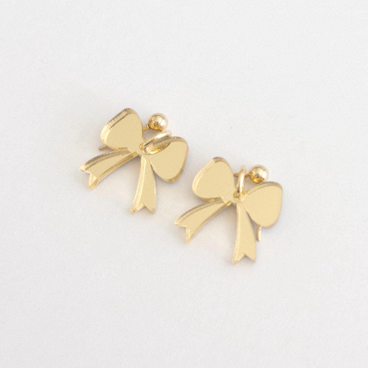 Little Christmas Bow Earrings | Multiple Colors to Choose From | Hypoallergenic & Nickle Free