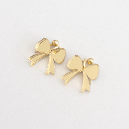 Little Christmas Bow Earrings | Multiple Colors to Choose From | Hypoallergenic & Nickle Free