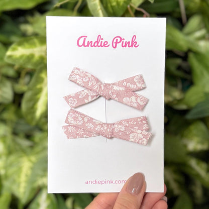 Pink Piggy Bow Sets | 2 Styles Available