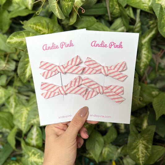 Pink Piggy Bow Sets | 2 Styles Available