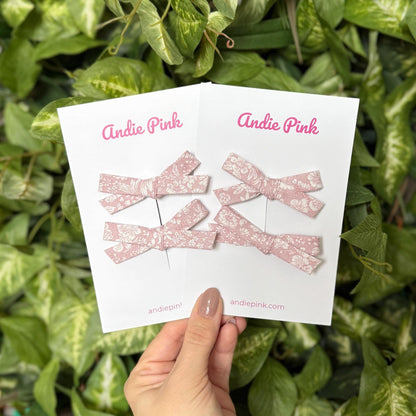 Pink Piggy Bow Sets | 2 Styles Available