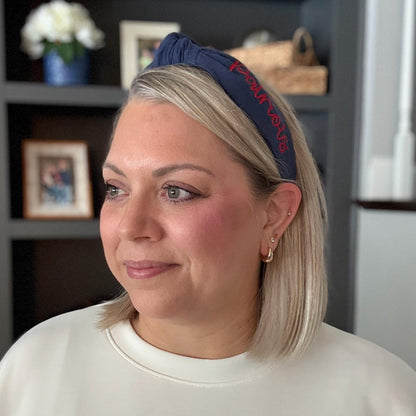 Patriots & Seahawks Embroidered Headbands