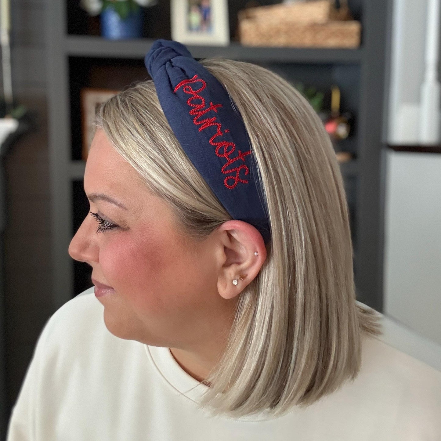 Patriots & Seahawks Embroidered Headbands
