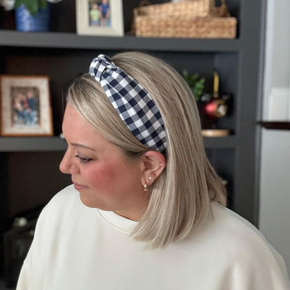 Classic Gingham Headbands | 5 Color Options