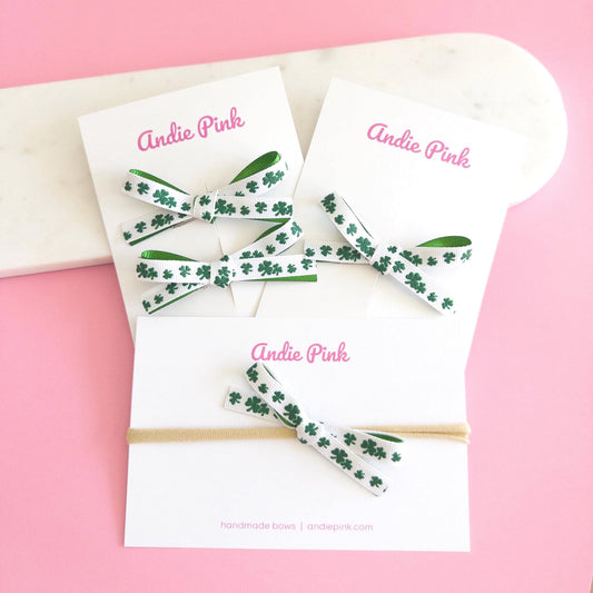 St Patrick's Day Hair Bows | 3 inches