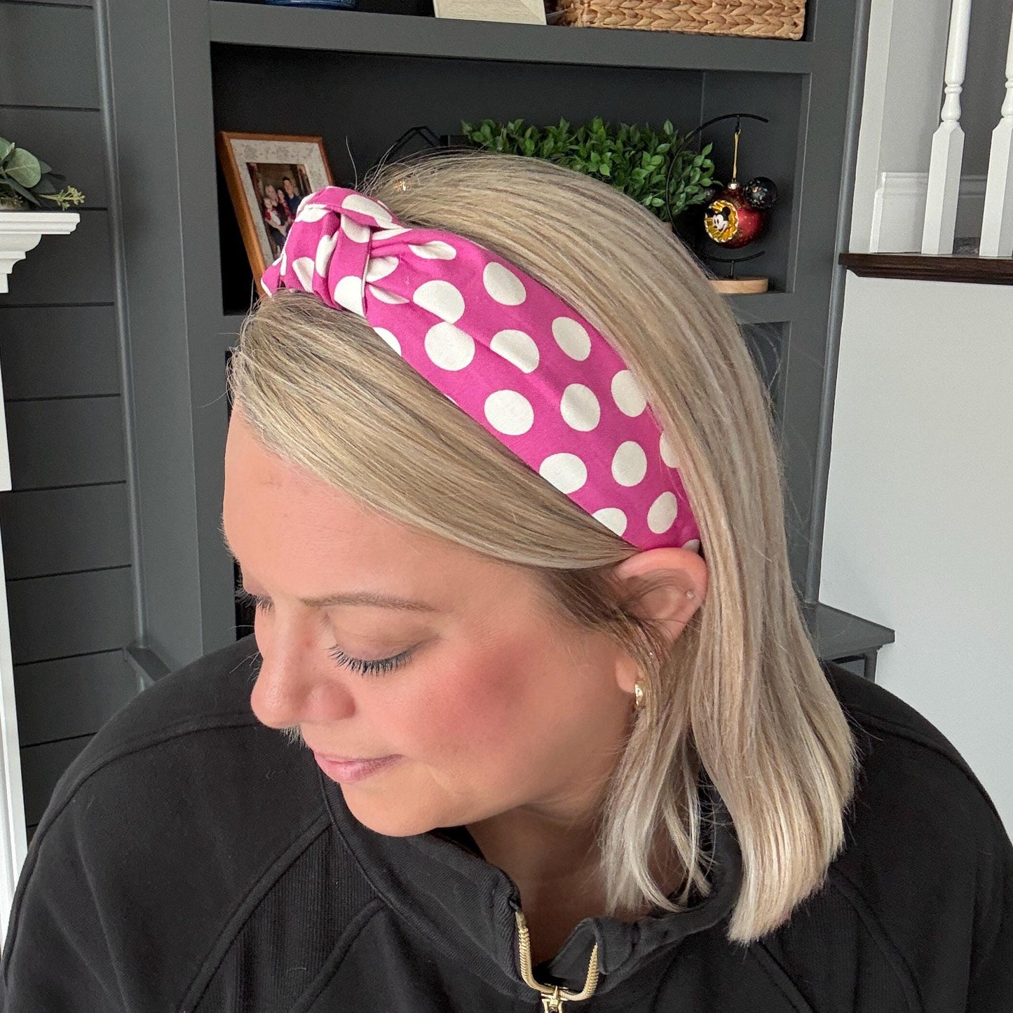 Purple and Pink Polka Dot Headbands | 6 Color Options