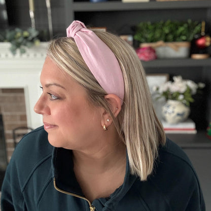 Light Pink Topknot Headband