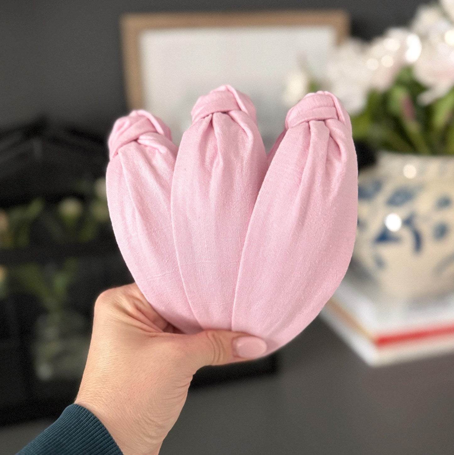 Light Pink Topknot Headband