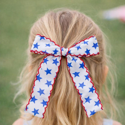 Red, White, and Blue Long Tail Bows