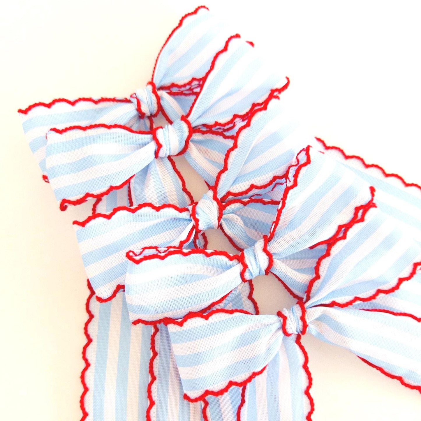 Red, White, and Blue Long Tail Bows
