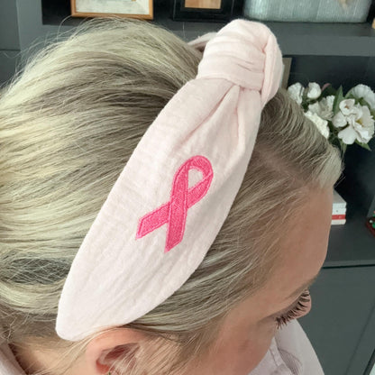 Handmade Breast Cancer Warrior Headband