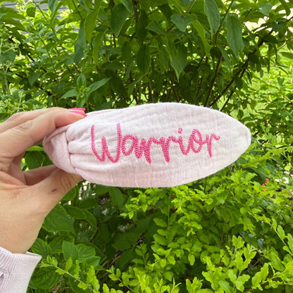 Handmade Breast Cancer Warrior Headband