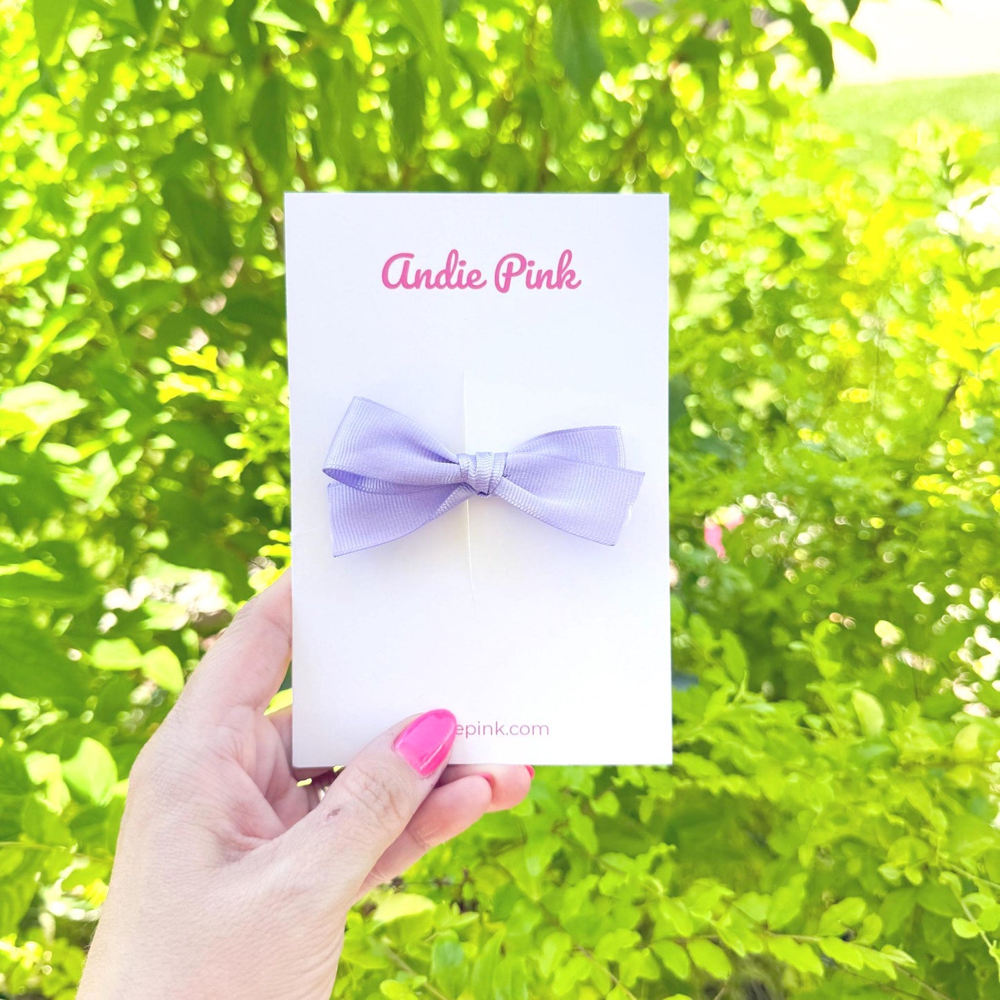 Purple Lavender Hair Bows | Toddler Bows | Single Bow or Piggy Set