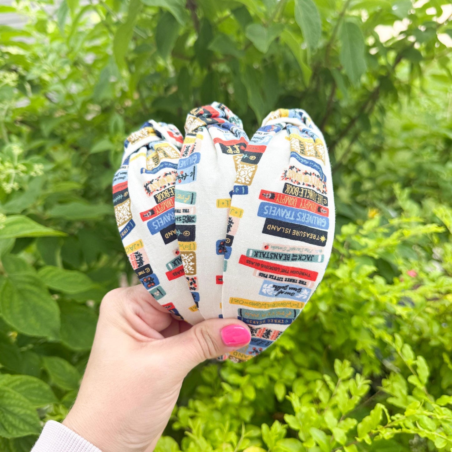 Book Lover Headband | Made with Rifle Paper Co. Fabric