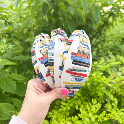 Book Lover Headband | Made with Rifle Paper Co. Fabric
