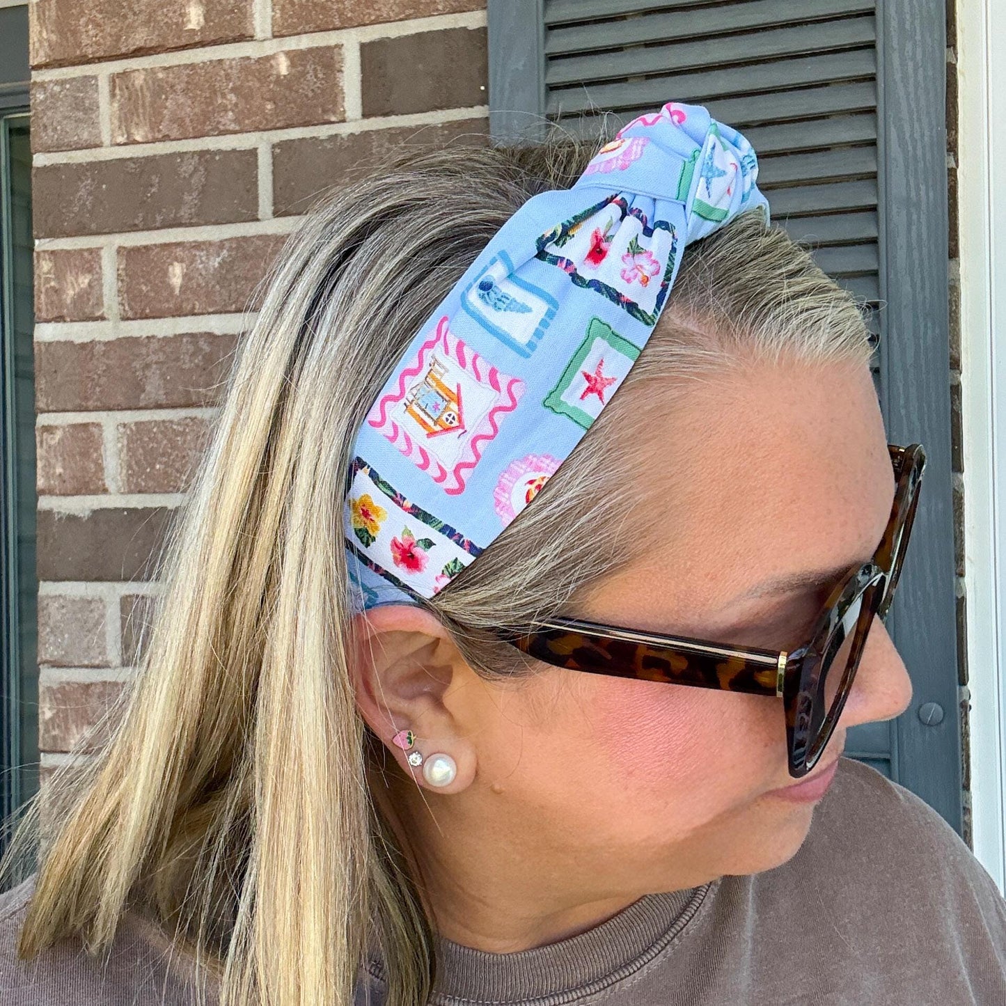 Blue Summer Theme Headband