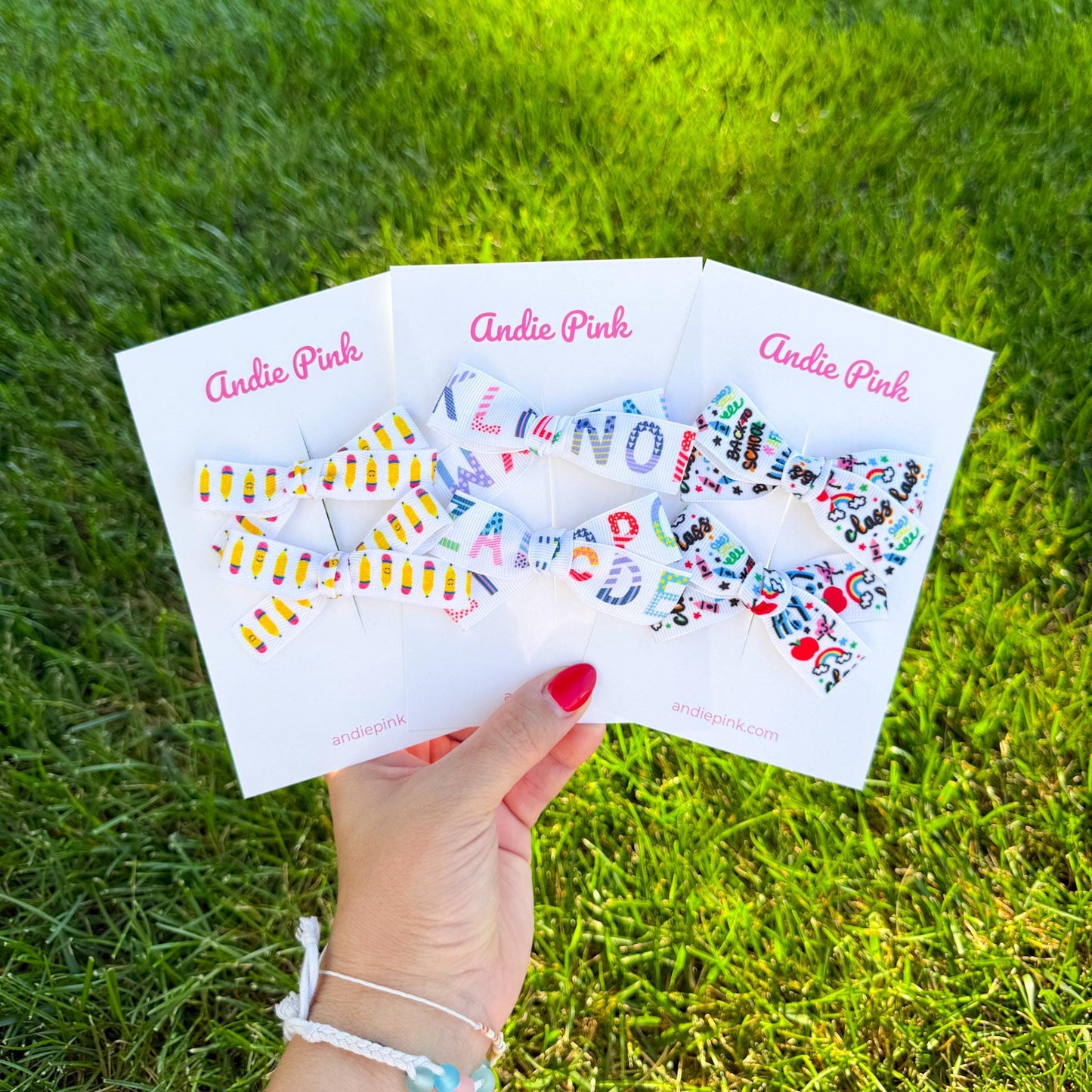Back-to-School Bows | School Theme Bows | Pencils