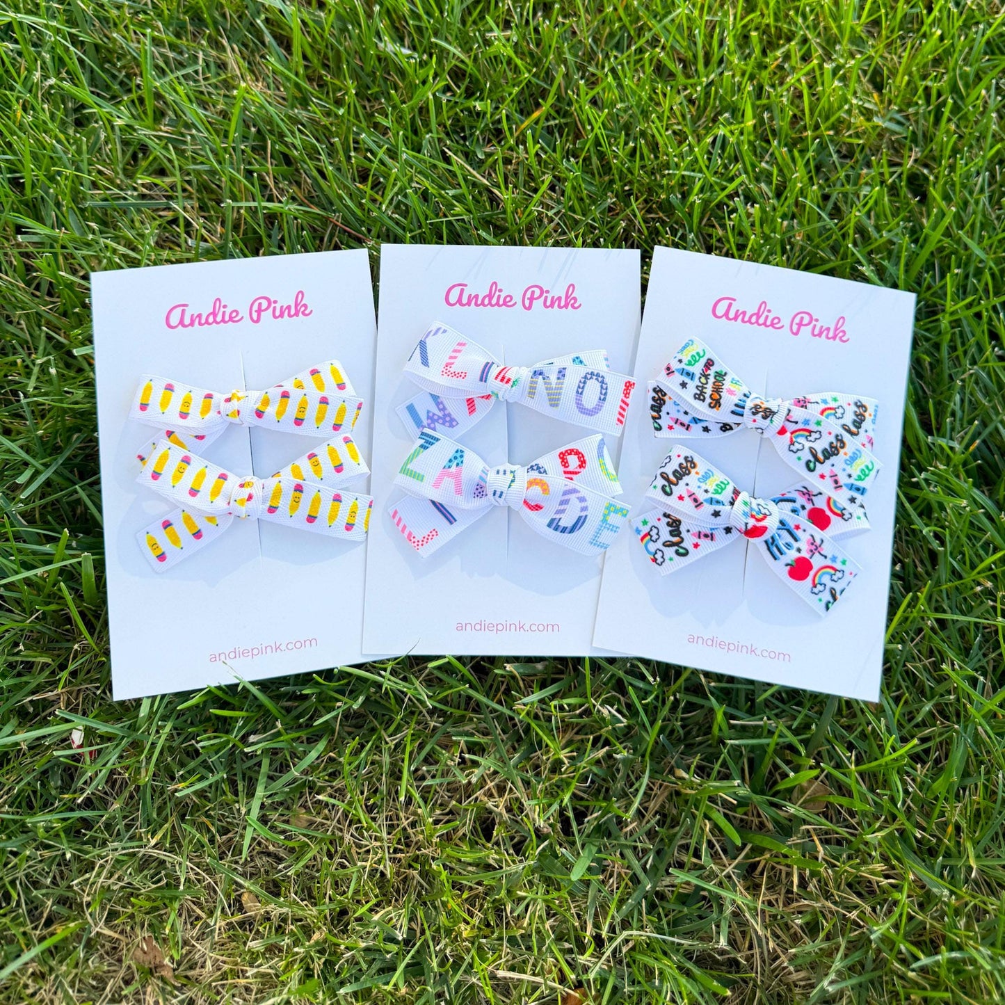 Back-to-School Bows | School Theme Bows | Pencils
