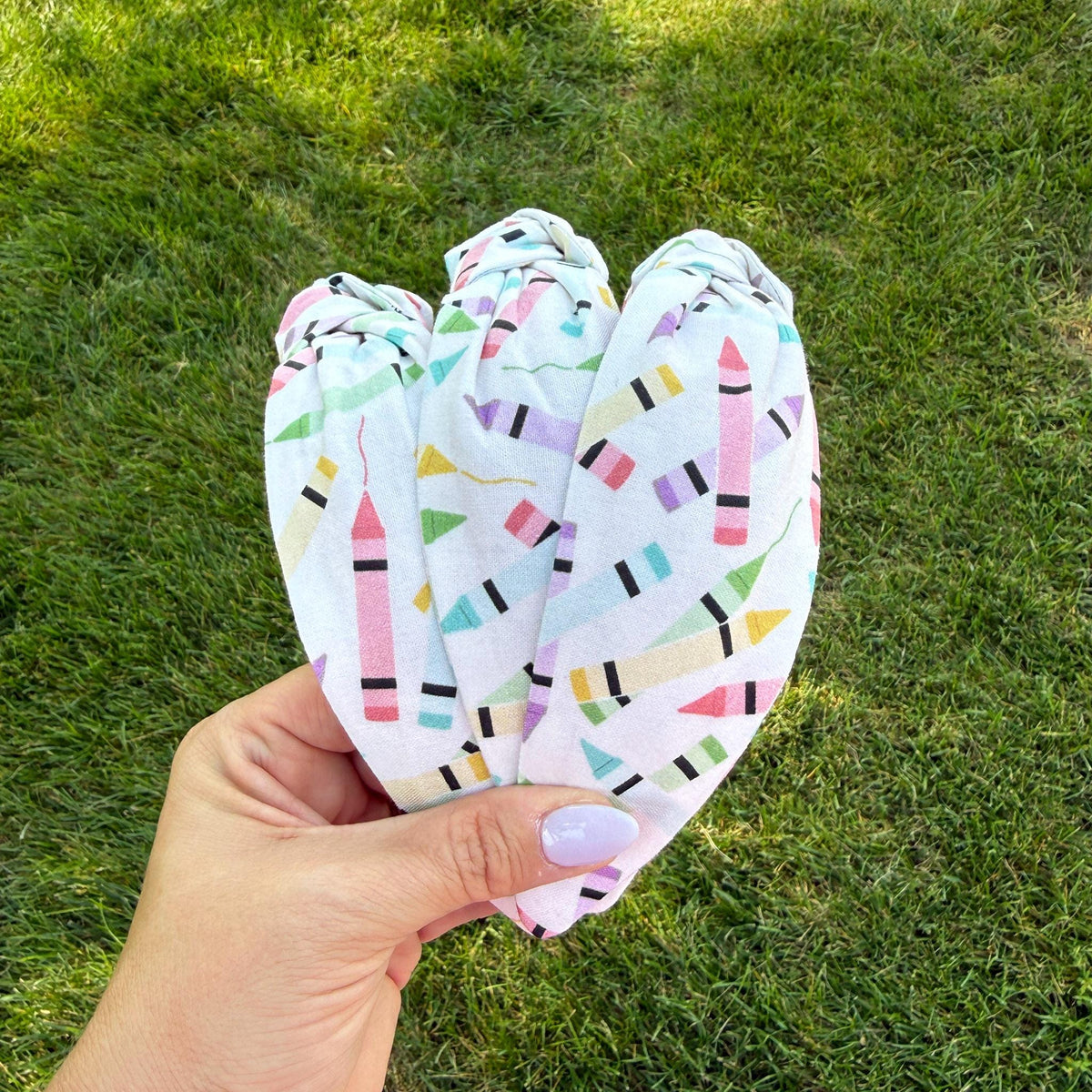 Bright Crayon School Theme Headband