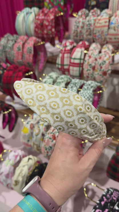 White & Gold Rifle Paper Co. Headband